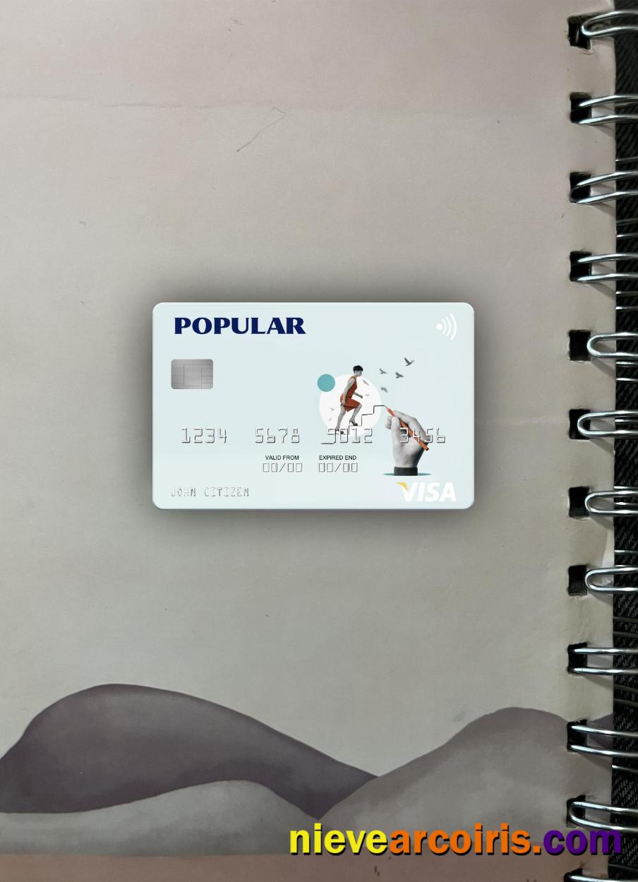 USA Popular, Inc. Bank visa card photolook